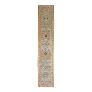 Blue Persian Malayer Runner rug no. j5235 For Sale
