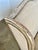 French Louis XV Style Bergeres W/ Belgium Linen Upholstery For Sale - Image 10 of 14