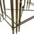 Glass Vintage Solid Brass Smoked Glass Nesting Tables Set of Three For Sale - Image 7 of 12