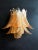 Metal Pair of Murano Amber Felci Glass Wall Sconces- 10 Glass For Sale - Image 7 of 7