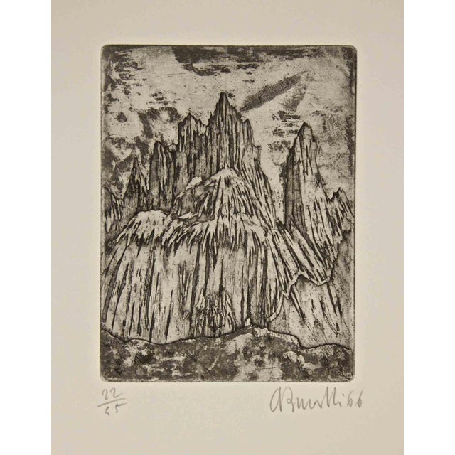 Hand signed and numbered. Edition of 45 prints. Reference: Catalogue Battisti 30. Armando Buratti (Rome, 1924), is an...