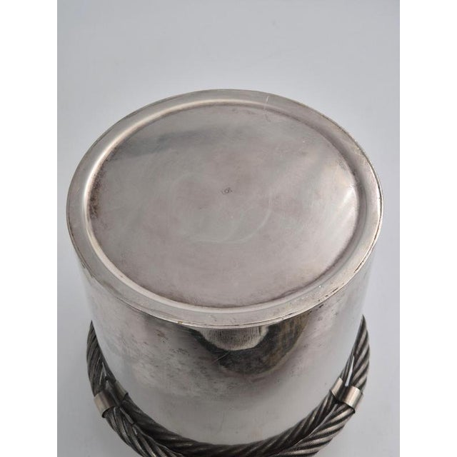 Metal Antique French Wine Cooler by Célestin Osselin For Sale - Image 7 of 9