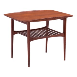 Tove & Edvard Kindt-Larsen Teak Side Table Denmark Danish Teak France & Daverkosen For Sale