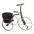 Vintage Metal & Wood Tricycle Bicycle Plant Stand Planter With Wicker Basket For Sale
