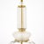 Brass Venetian Glass Modernist Pair of Lamps, Murano, Italy - a Pair For Sale - Image 8 of 9