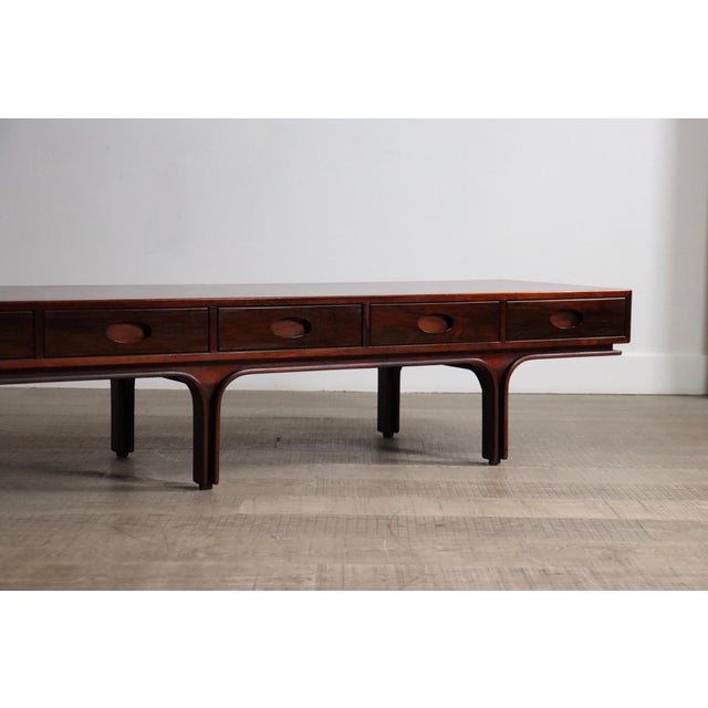 Wood Low Sideboard by Gianfranco Frattini for Bernini, Italy, 1957 For Sale - Image 7 of 18