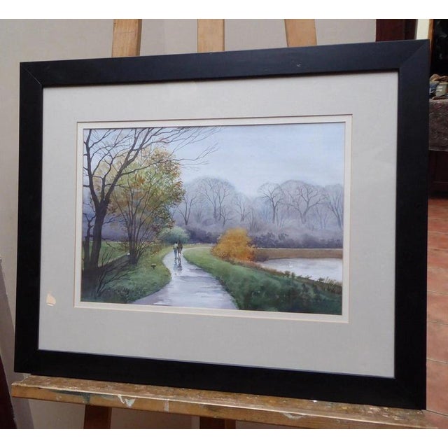 S. Sukonkin, Landscape of Petersham Meadow, 2003, Watercolour For Sale - Image 4 of 14
