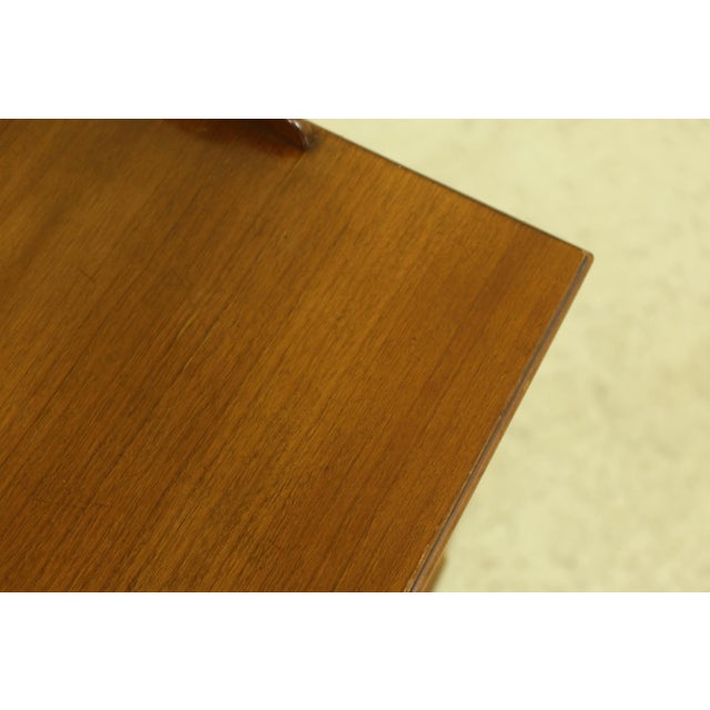 1970s Kindel Cherry Chippendale Style 1 Drawer Nightstand For Sale - Image 5 of 10