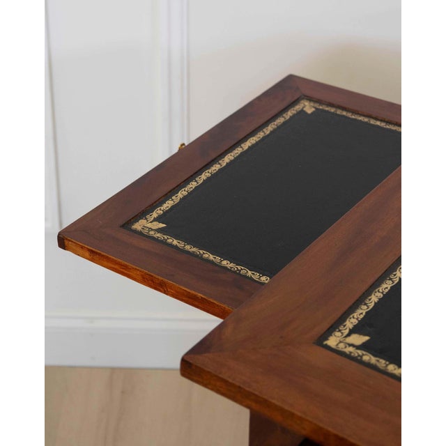 Brown On Hold - French 19th Century Louis XVI Style, Leather-Top Desk For Sale - Image 8 of 11