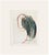 Mid-Century Modern Vintage Abstract Form #3 in Mixed Media on Paper With Mat, Signed by European Artist Dreys, 1954 For Sale