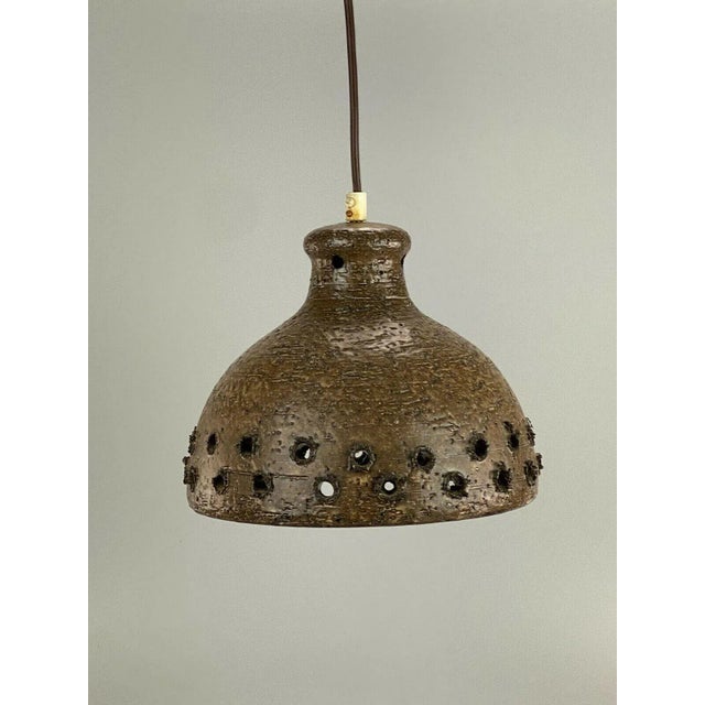Mid-Century Danish Space Age Ceramic Lamp For Sale - Image 6 of 12