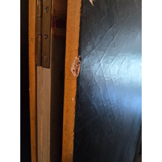 Late 20th Century Beautiful Italian Hand Painted Folding Screen of Peasants For Sale - Image 18 of 18