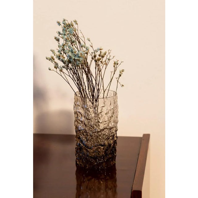 Mid 20th Century ‘Textured Bark’ Vase by Geoffrey Baxter For Sale - Image 4 of 6