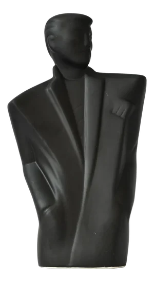 Ceramic Bust of a Man in the style of Lindsey B, 1980s