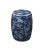 Chinese Blue & White Porcelain Round Butterflies Stool For Sale In San Francisco - Image 6 of 6