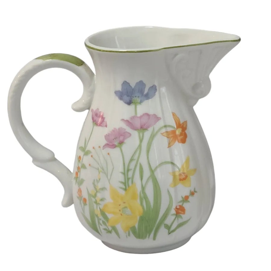 Vintage Floral Hand Painted Porcelain 