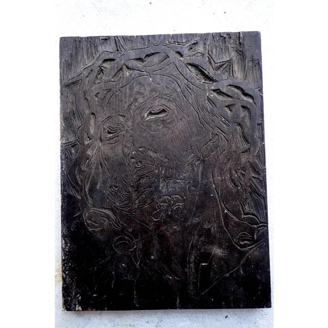 Jesus Original Spiritual Devotional Wood Carving Original by Sante Graziani, Listed Artist. Sante Graziani (1920-1981)...