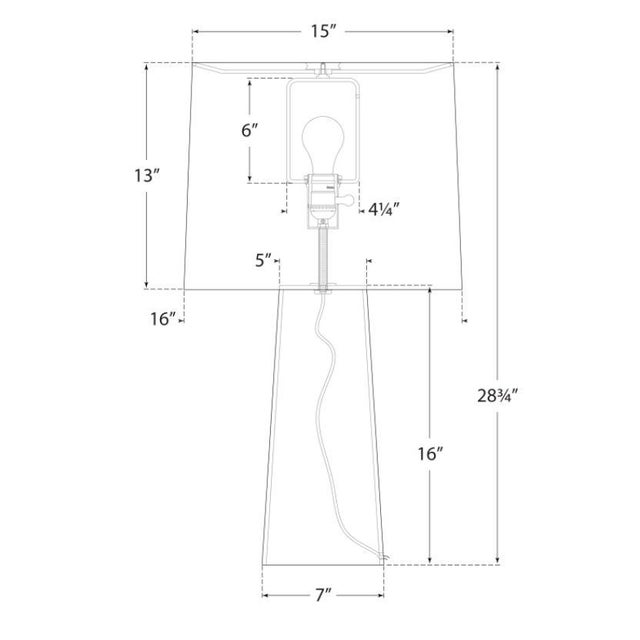Visual Comfort Barbara Barry for Visual Comfort Signature Danube Medium Table Lamp in Rosewater with Linen Shade For Sale - Image 4 of 4