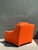 Orange Vintage Ralph Lauren Upholstered Lounge Chair For Sale - Image 8 of 12