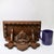 19th Century Black Forest Hand-Carved Wood Hunting Dog Wall Bracket Shelf For Sale - Image 9 of 11