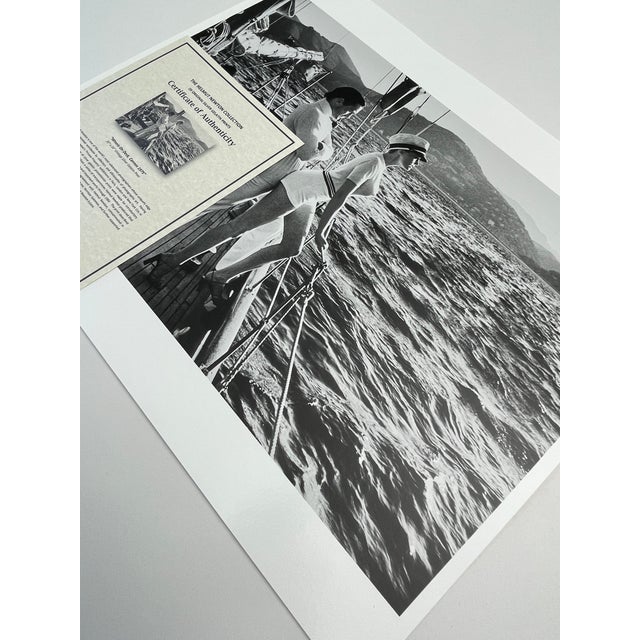 Contemporary "Winnie on Deck, Cannes 1975" Vintage Silver Gelatin Print by Helmut Newton For Sale - Image 3 of 6