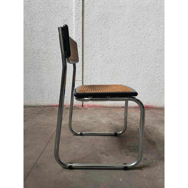 Marcel Breuer Mid-Century Modern Chairs by Marcel Breuer, 1990, Set of 6 For Sale - Image 4 of 8