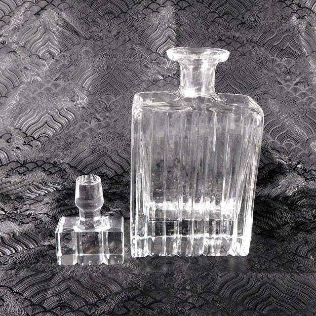 This is a rectangular cut crystal decanter by Royal Gallery/Samobor. It comes with a matching stopper that fits perfectly...