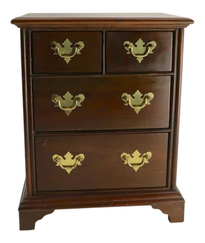 Vintage Small Chippendale Jewelry Chest