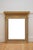 K0620 elegant edwardian wall mirror, having cavetto cornice above carved frieze and oblong glass, (possibly a replacement)...