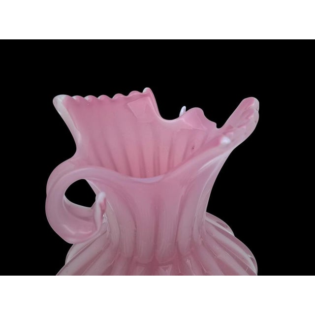 1960s Murano Opaline Glass Vase from Seguso, 1960s For Sale - Image 5 of 12