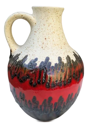 Vintage Bay Fat Lava Pitcher from Bay Keramik, 1960s