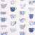 Paper Sample - Schumacher Onie's Teacups Wallpaper in Porcelain For Sale - Image 7 of 7