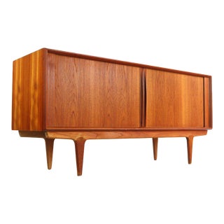 1960s Danish Modern Teak Bernhard Pedersen Sideboard/Credenza For Sale