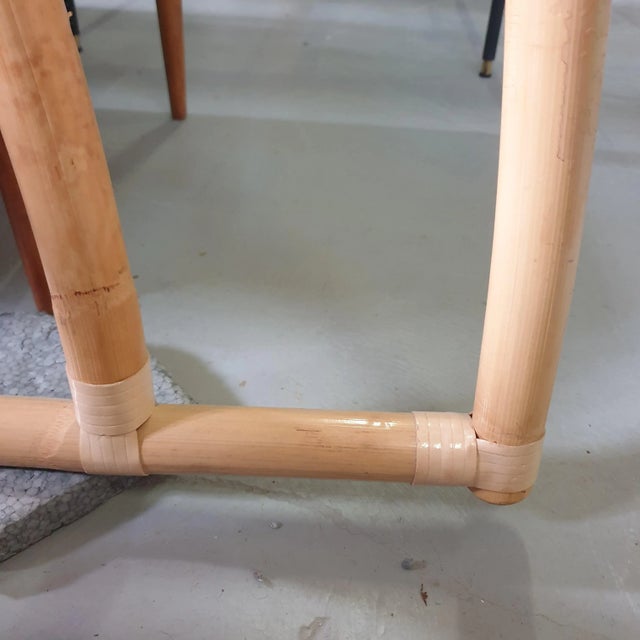 Long Bamboo Mirror, 2000s For Sale - Image 9 of 13