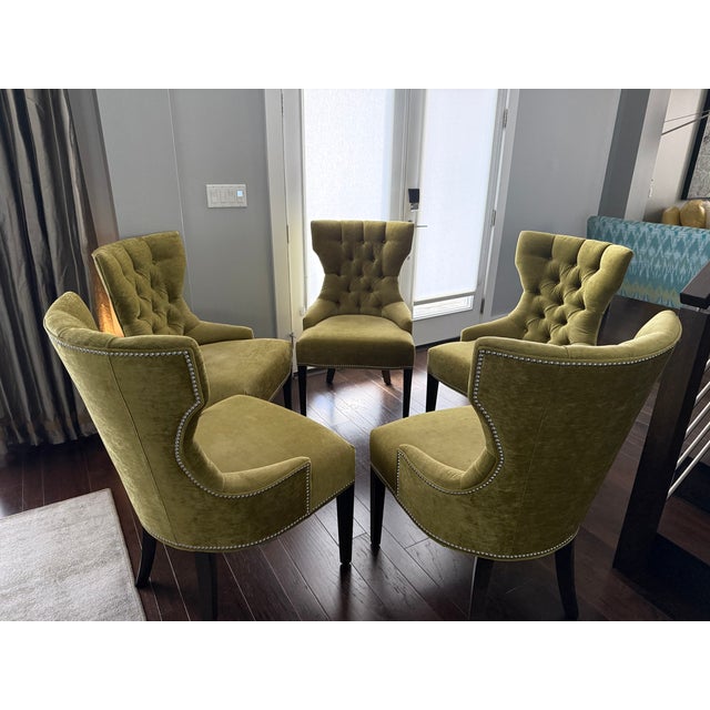 Ethan Allen “Claudia” Dining Chairs For Sale - Image 11 of 11