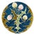 Art Nouveau Majolica Wall Plate, 1890s For Sale