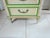 1970s Vintage Mid Century Desk by Stanley Four Drawer Ivory and Green For Sale - Image 12 of 12