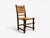 Wood Charles Dudouyt Style, Eight Rustic Dining Chairs, Oak, Rush, France, 1940s For Sale - Image 7 of 10