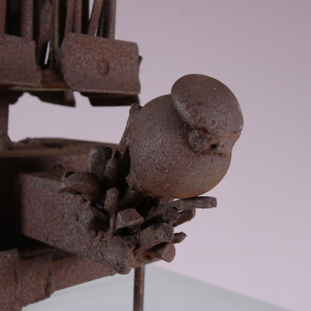 Metal Frans De Boer, Lichtveld Brutalist Artwork, 1970s, Steel For Sale - Image 7 of 15