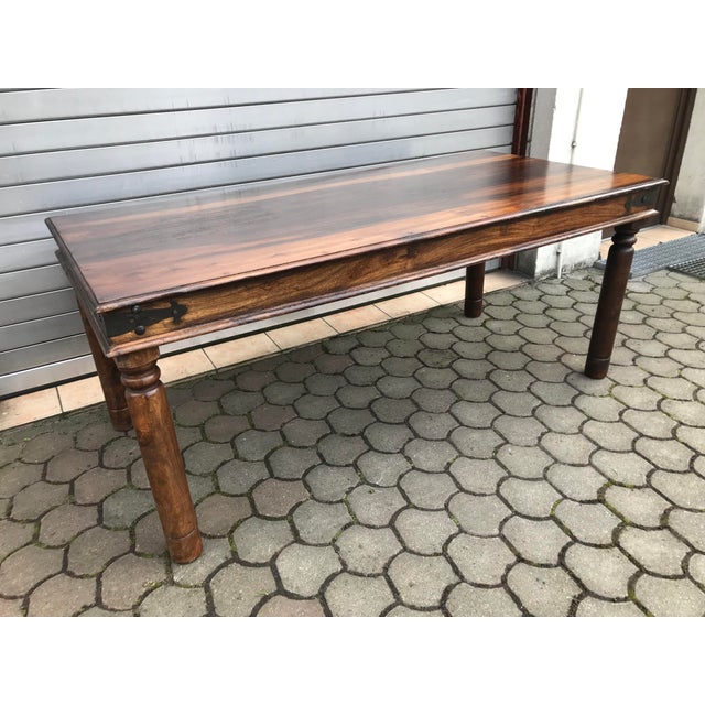 Wood Rosewood Table, 1970s For Sale - Image 7 of 18