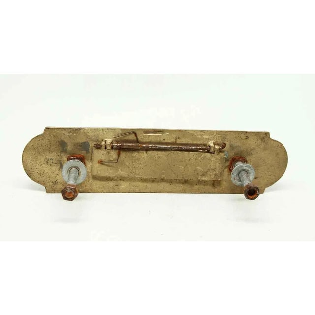 Mid 20th Century Cartas Brass Letter Slot Door Handle Combo For Sale - Image 6 of 6