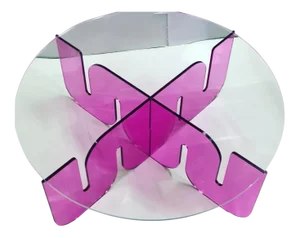 Modern Wave Legs Coffee Table