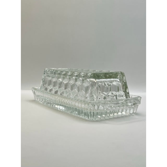 Vintage Pressed Glass Butter Dish For Sale In Jacksonville, FL - Image 6 of 11