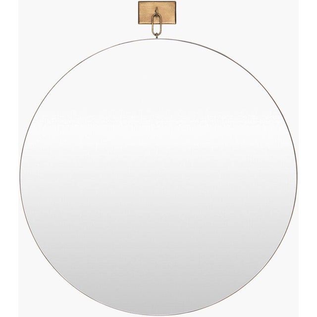 Belladay Accent Mirror Silver Gray 37x32 For Sale - Image 4 of 4