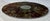 Glass Late 20th-Century Verre Eglomisé-Style Reverse Painted Ribbed Glass Wall Mirror For Sale - Image 7 of 18