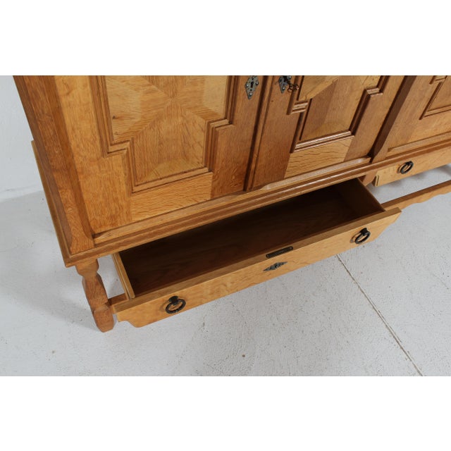 Danish Sideboard in Oak by Henning Kjærnulf, 1970s For Sale - Image 15 of 17