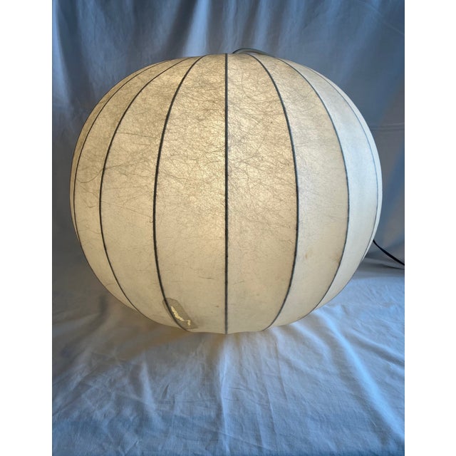 1960s Cocoon Pendant Light from Goldkant Leuchten, Germany, 1960s For Sale - Image 5 of 8