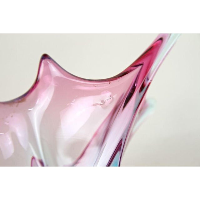 Vintage Murano Sommerso Glass Bowl, 1960 For Sale - Image 16 of 18