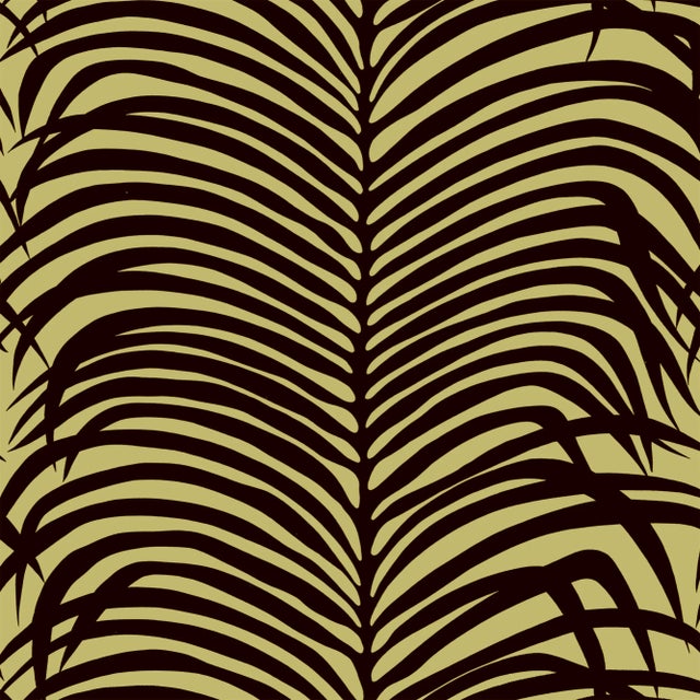 A striking hybrid that recalls both zebra stripes and tropical palm leaves, this wild and wonderful pattern is available...