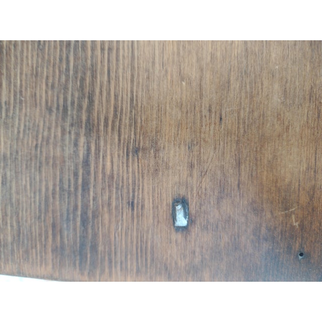 Late 20th Century Cannon Woodworks Rustic Solid Wood Two-Door Cabinet For Sale - Image 11 of 15